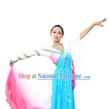 Color Transition Classical Dance Costumes for Women