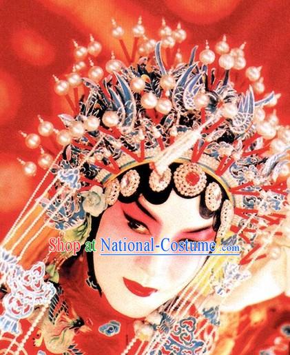 Farewell to My Concubine Traditional Beijing Opera Phoenix Crown Coronet