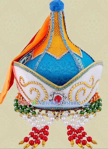 Handmade Traditional Mongolian Headdress for Women