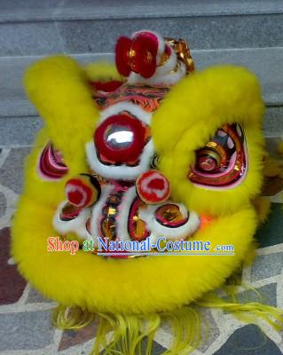 Happy Chinese New Year Handmade Hok San Lion Dance Costumes Complete Set