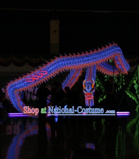 Competition Celebration and Parade Glow in Dark Dragon Dance Costumes Complete Set