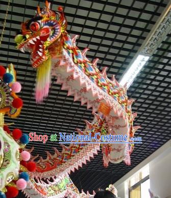 Display Hanging on the Ceiling Glow in Dark Dragon Dance Costumes Complete Set