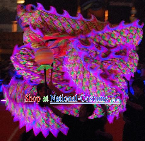 Illuminated Dragon Dance Costumes Complete Set for 7-8 People