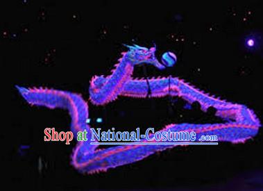 Competition and Parade Illuminated Dragon Dance Costumes Complete Set for 7-8 People