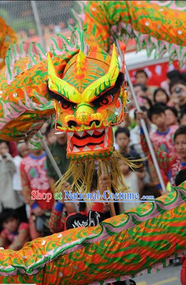 Middle School Lumious Dragon Dance Costume for 9-10 Students