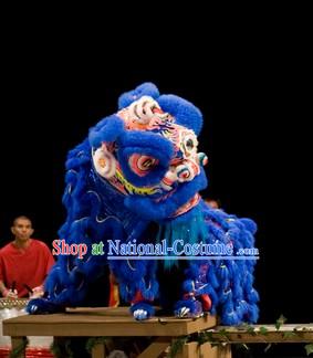 Blue Hoksan Lion Dance Costume for Rental