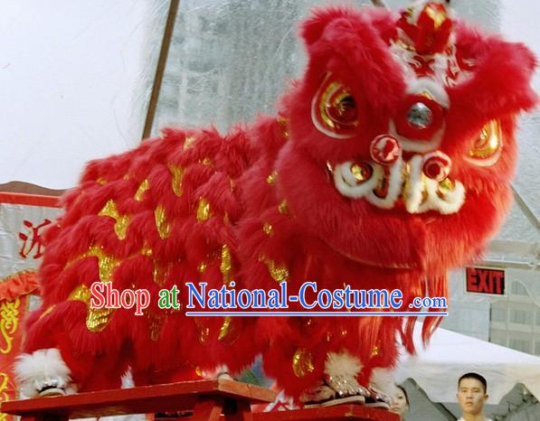 Chinese Year Southern Hoksan Professional Lion Dance Costume for Adults or Kids