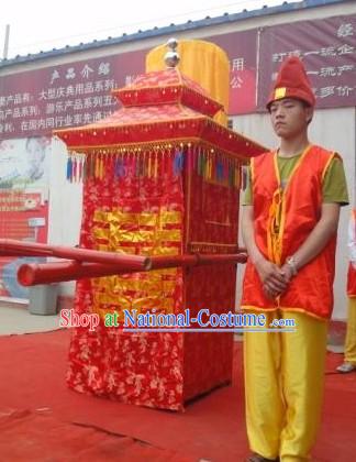 Human Size Chinese Traditional Handmade Wedding Sedan