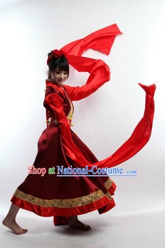 Long Sleeve Chinese Classic Dance Costumes for Women