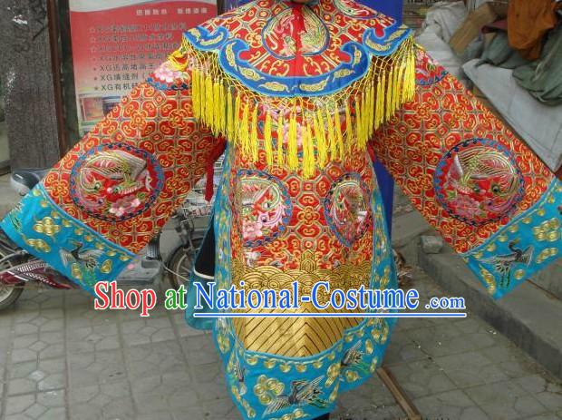 Chinese Classical Peking Opera Embroidered Phoenix Empress Costumes for Women