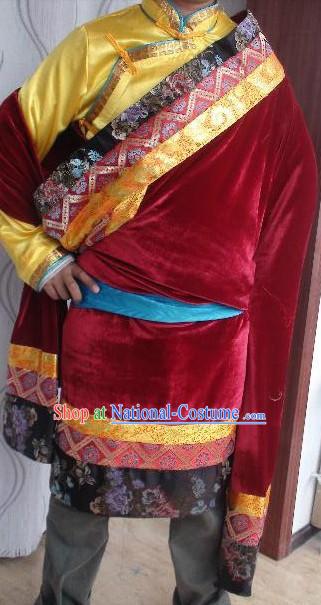 Traditional Tibetan Daily Robe for Men