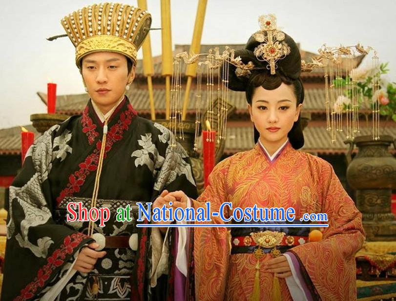 Ancient Chinese Bridal Hat and Hair Styles for Men and Women