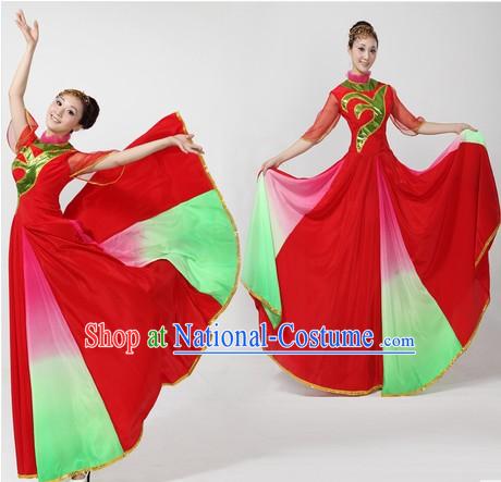 Accompany Dancer and Chorus Costume and Headpiece for Women