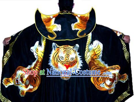 Chinese Embroidered Tiger Cape