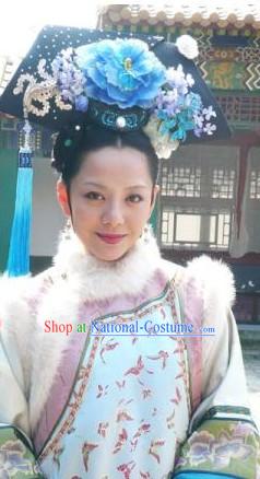 Qing Chao Chinese Imperial Concubine Phoenix Manchu Hair Accessories