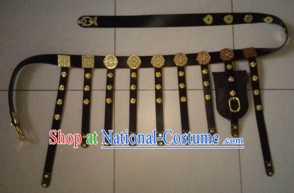 Chinese Tang Dynasty Handmade Hanfu Clothing Belt for Men