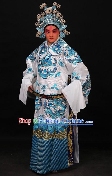 Traditional China Beijing Opera Lao Sheng Dragon Robe for Men