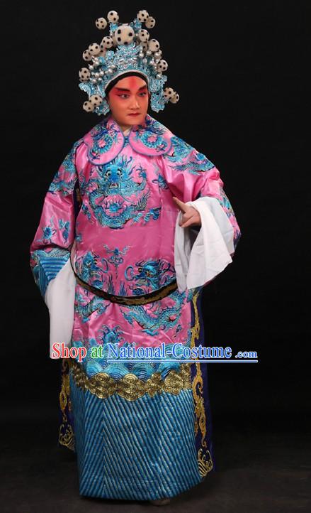 Traditional China Beijing Opera Lao Sheng Dragon Robe for Men