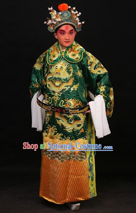 Traditional China Beijing Opera Lao Sheng Dragon Robe for Men