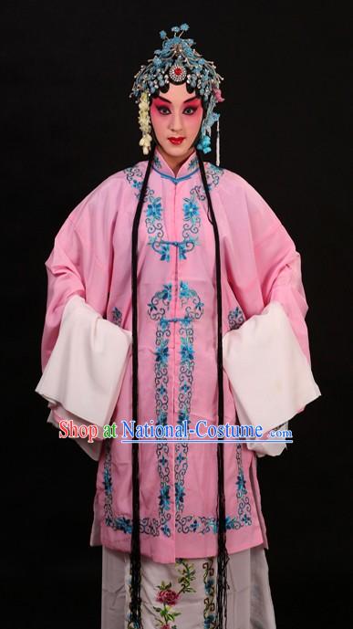 Pink Chinese Opera Qing Yi Dan Costumes for Women