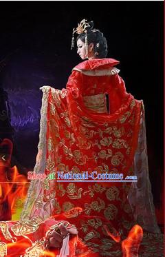 Chinese Classic Red Empress Wedding Dress