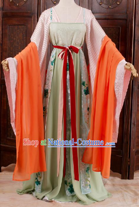 Ancient Chinese Tang Dynasty Clothing for Girls