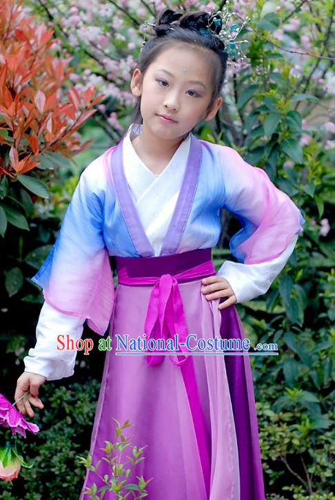 Ancient Chinese Tang Dynasty Clothing for Kids