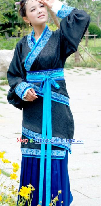 Ancient Chinese Han Dynasty Clothing for Ladies