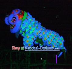 Luminous Supreme Business Promotion and Celebration Lion Dance Costume Complete Set