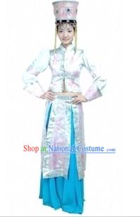 Chinese Mongolian Dancing Costumes for Women