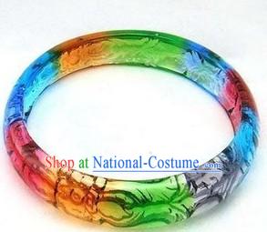 Traditional Chinese Coloured Glaze Bracelet