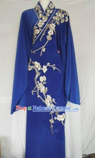 Ancient Chinese Embroidered Plum Blossom Young Men Long Robe