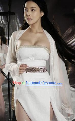 Ancient Chinese White Costumes for Women