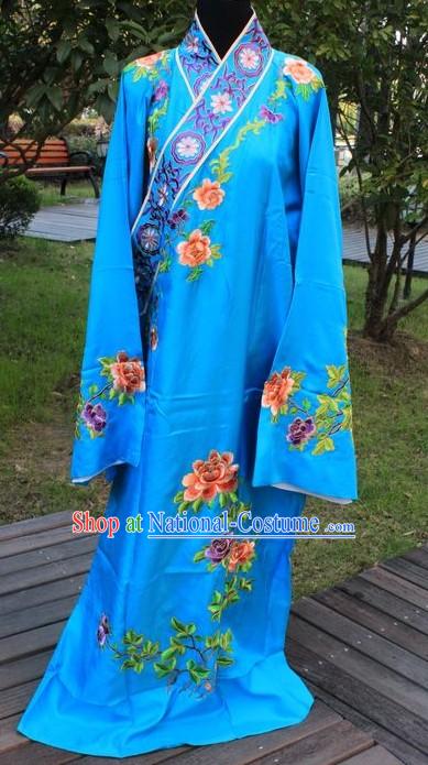 Ancient Chinese Opera Xiao Sheng Embroidered Robe for Men