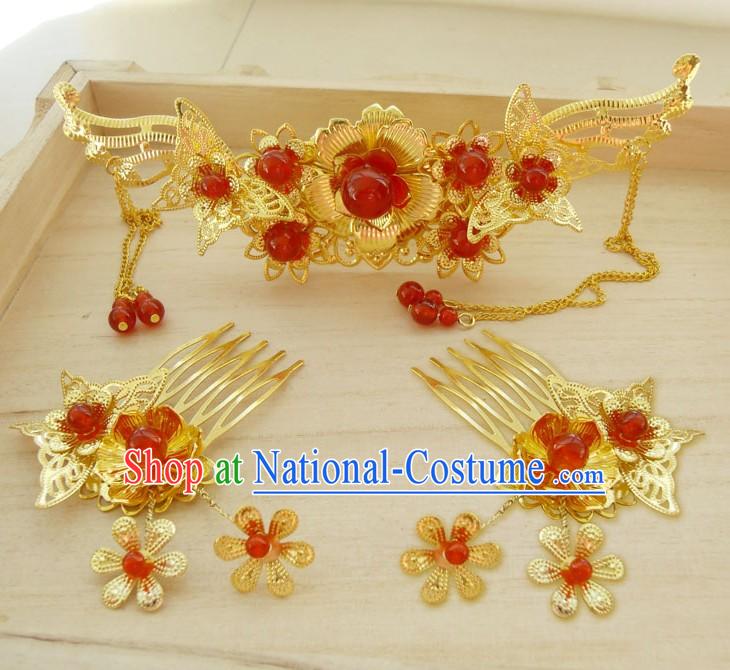 Ancient Chinese Bride Wedding Hair Accessories for Women