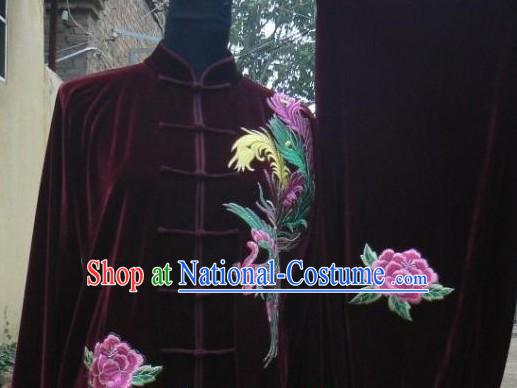 Traditional Chinese Velvet Tai Chi Competition Uniform