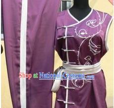 Traditional Chinese Nan Quan Embroidered Martial Arts Top and Pants