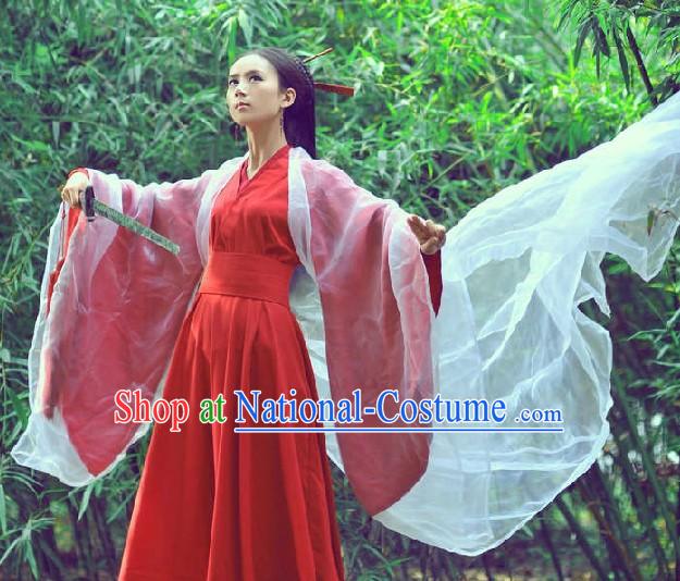 Ancient Chinese Female Swordsman Costumes for Women