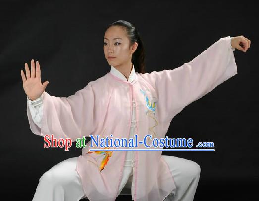 Traditional Chinese Tai Chi Kung Fu Clothes and Veil