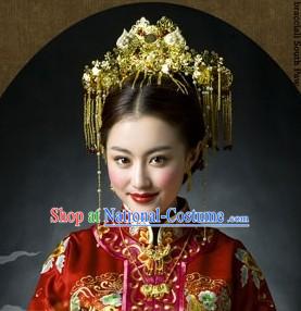 Chinese Classical Wedding Bridal Hair Accessories Complete Set