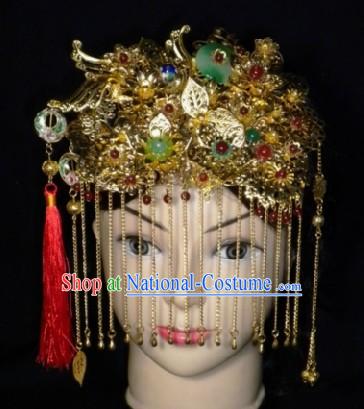 Traditional Chinese Wedding Headdress for Brides