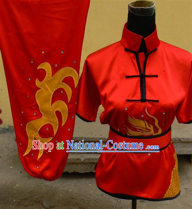 Traditional Chinese Short Sleeve Contest and Performance Nanquan Martial Arts Clothes