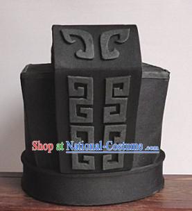 Ancient Chinese Qin and Han Dynasty Government Official Hat for Men