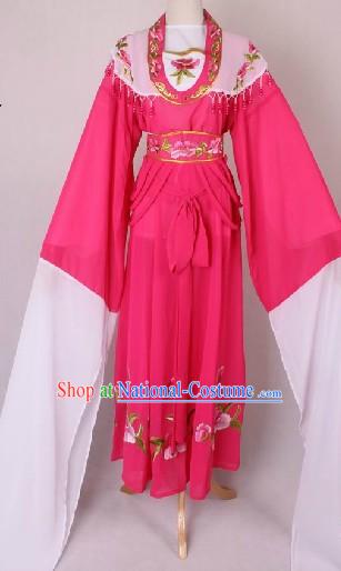 Traditional Chinese Huangmei Opera Long Sleeve Xiao Jie Lady Costumes