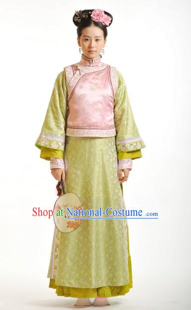 Bu Bu Jing Xin Liu Shi Shi Cecilia Qing Imperial Lord Robe and Qi Tou Accessories