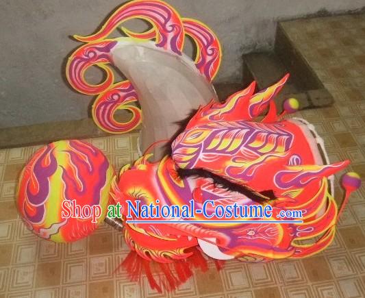 Traditional Chinese Luminous Dragon Costume for Nine or Ten People