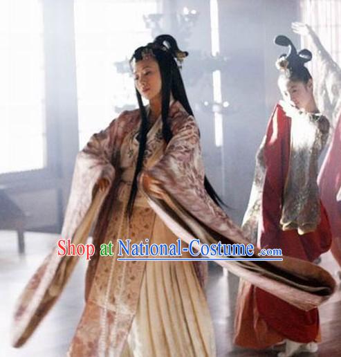 Ancient Chinese Warring States Sun Zi Da Zhuan Empress Clothing Complete Set