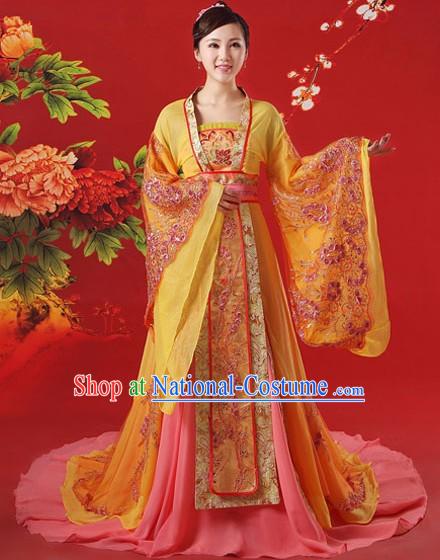 Ancient Chinese Tang Dynasty Princess Clothing Complete Set