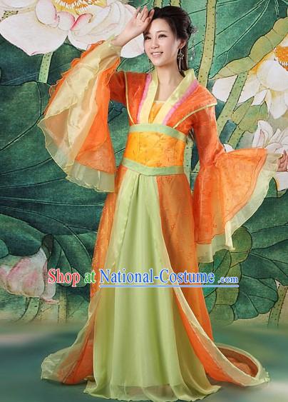 Ancient Chinese Tang Dynasty Dresses for Women