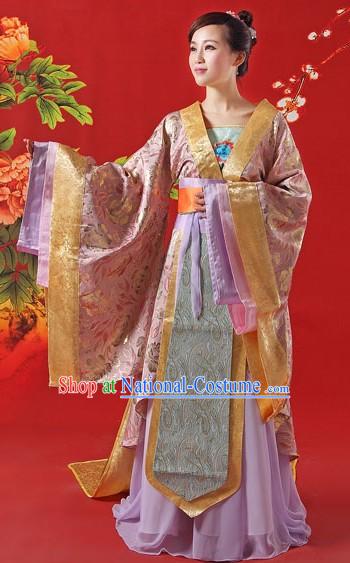 Ancient Chinese Tang Dynasty Princess Clothing Complete Set